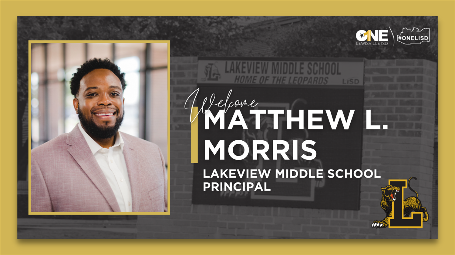 Morris Named Principal of Lakeview Middle School